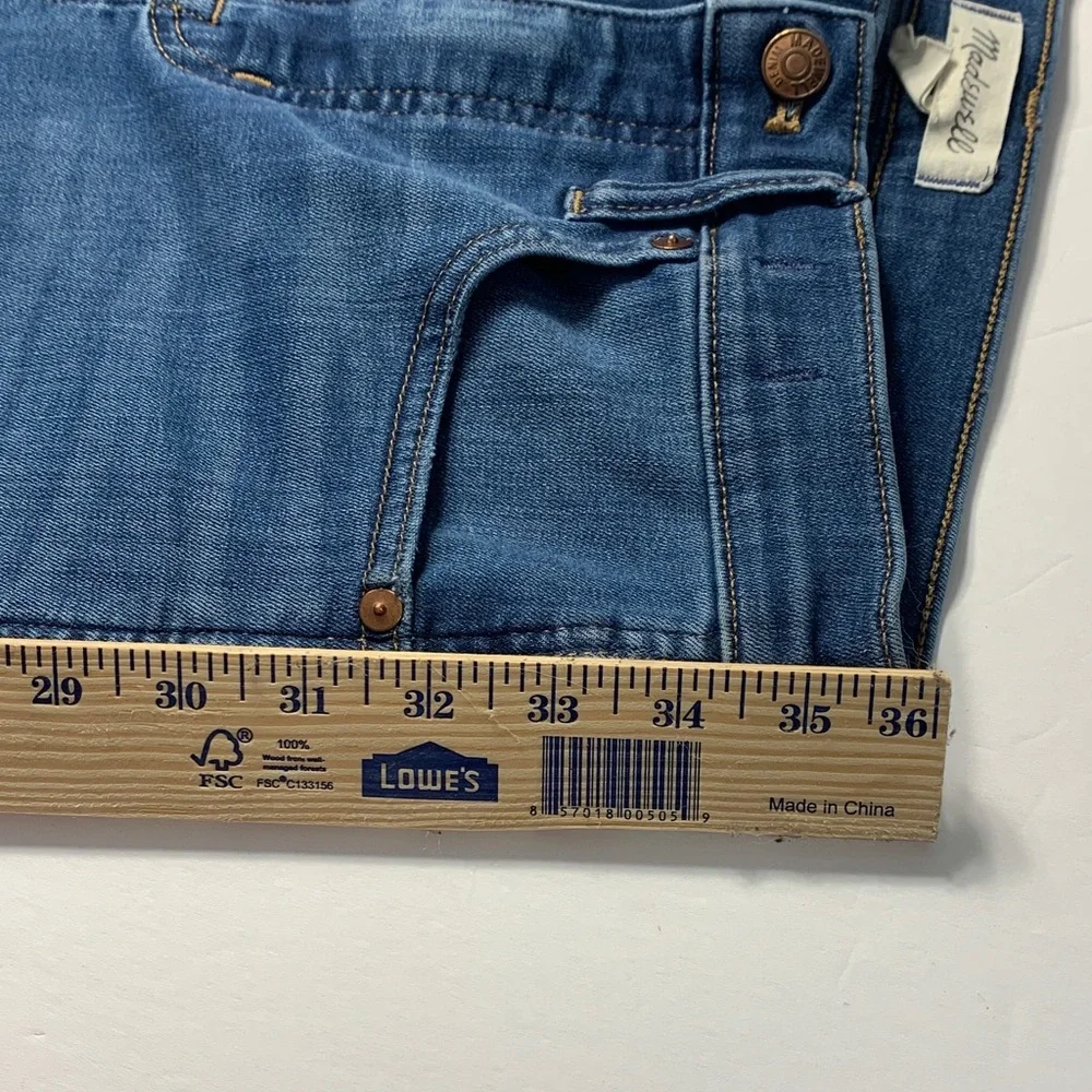 Madewell Classic Indigo Jeans stovepipe size 27